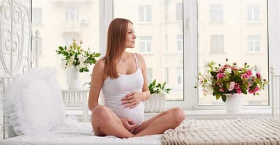 Pregnant Woman And Mattress
